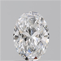 Natural Diamond 1.01 Carats, Oval with  Cut, F Color, VS2 Clarity and Certified by GIA