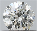Natural Diamond 0.40 Carats, Round with Excellent Cut, I Color, VVS1 Clarity and Certified by IGI