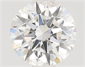 Lab Grown Diamond 0.91 Carats, Round with Ideal Cut, E Color, VS2 Clarity and Certified by IGI