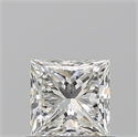 Natural Diamond 0.71 Carats, Princess with  Cut, I Color, VS2 Clarity and Certified by GIA