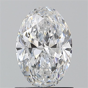 Foto Diamante Natural 1.01 quilates, Ovalado , Color D, claridad SI2 y certificado GIA de