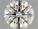 Natural Diamond 0.75 Carats, Round with Excellent Cut, L Color, VVS2 Clarity and Certified by GIA