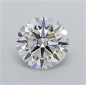 Del inventario de diamantes de laboratorio, 1.01 quilates, Redondo , Color F, claridad VS1 y certificado IGI