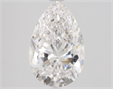 Diamante Natural 2.09 quilates, De pera , Color D, claridad IF y certificado GIA
