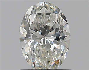 Picture of Natural Diamond 0.70 Carats, Oval with  Cut, G Color, IF Clarity and Certified by GIA