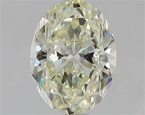 Foto Diamante Natural 1.70 quilates, Ovalado , Color M, claridad SI2 y certificado GIA de