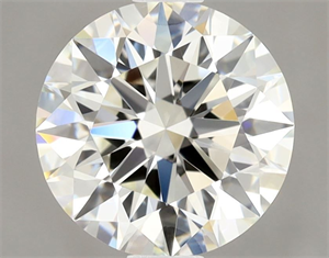 Picture of Natural Diamond 1.03 Carats, Round with Excellent Cut, J Color, VVS2 Clarity and Certified by GIA