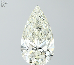 Foto Diamante Natural 5.07 quilates, De pera , Color I, claridad VS1 y certificado IGI de