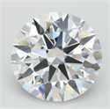 Lab Grown Diamond 2.40 Carats, Round with Ideal Cut, D Color, IF Clarity and Certified by IGI