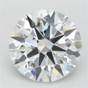 Picture of Lab Grown Diamond 2.40 Carats, Round with Ideal Cut, D Color, IF Clarity and Certified by IGI