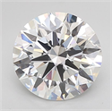 Del inventario de diamantes de laboratorio, 3.20 quilates, Redondo , Color D, claridad VVS2 y certificado GIA