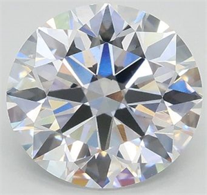 Picture of Lab Grown Diamond 2.06 Carats, Round with Excellent Cut, D Color, VS1 Clarity and Certified by GIA