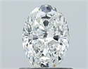 Natural Diamond 0.70 Carats, Oval with  Cut, G Color, VS1 Clarity and Certified by GIA