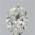 Diamante Natural 0.70 quilates, Ovalado , Color H, claridad IF y certificado GIA