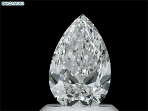Foto Diamante Natural 1.00 quilates, De pera , Color E, claridad SI1 y certificado GIA de