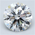 Diamante Natural 2.90 quilates, Redondo , Color F, claridad VVS1 y certificado GIA
