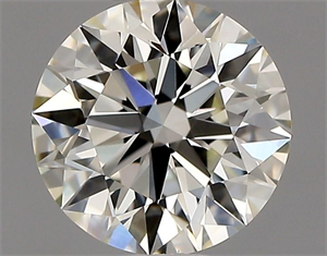 Picture of Natural Diamond 0.71 Carats, Round with Excellent Cut, K Color, VVS1 Clarity and Certified by GIA