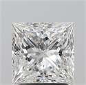 Natural Diamond 2.01 Carats, Princess with  Cut, E Color, SI2 Clarity and Certified by GIA