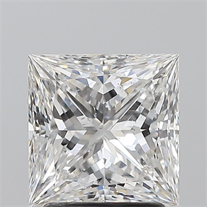 Foto Diamante Natural 2.01 quilates, Princesa , Color E, claridad SI2 y certificado GIA de