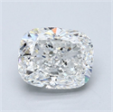 Diamante Natural 1.50 quilates, Del cojín , Color F, claridad VVS1 y certificado GIA