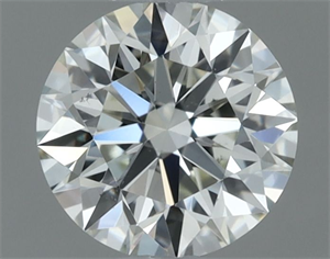 Picture of Natural Diamond 0.50 Carats, Round with Excellent Cut, H Color, VS2 Clarity and Certified by IGI