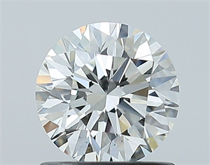 Picture of Natural Diamond 0.90 Carats, Round with Excellent Cut, H Color, VS1 Clarity and Certified by GIA