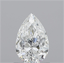 Diamante Natural 0.70 quilates, De pera , Color D, claridad VS1 y certificado GIA