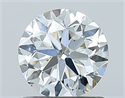 Diamante Natural 1.01 quilates, Redondo , Color F, claridad SI1 y certificado GIA