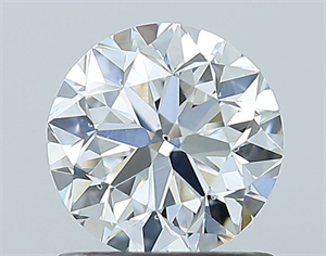 Foto Diamante Natural 1.01 quilates, Redondo , Color F, claridad SI1 y certificado GIA de