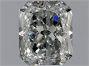 Natural Diamond 0.80 Carats, Radiant with  Cut, H Color, VS2 Clarity and Certified by HRD