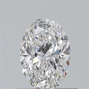 Picture of Natural Diamond 0.50 Carats, Oval with  Cut, E Color, VS2 Clarity and Certified by GIA