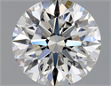 Natural Diamond 0.76 Carats, Round with Excellent Cut, H Color, VVS1 Clarity and Certified by GIA