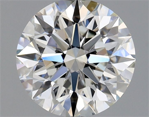 Picture of Natural Diamond 0.76 Carats, Round with Excellent Cut, H Color, VVS1 Clarity and Certified by GIA