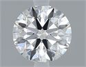 Diamante Natural 0.43 quilates, Redondo , Color F, claridad IF y certificado GIA