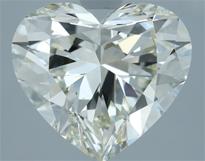 Picture of Natural Diamond 2.86 Carats, Heart with  Cut, J Color, VS2 Clarity and Certified by IGI