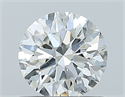 Natural Diamond 0.70 Carats, Round with Excellent Cut, H Color, SI1 Clarity and Certified by GIA