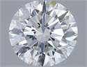 Natural Diamond 0.70 Carats, Round with Excellent Cut, H Color, VVS1 Clarity and Certified by GIA