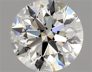 Picture of Natural Diamond 0.83 Carats, Round with Excellent Cut, J Color, SI1 Clarity and Certified by GIA