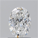Natural Diamond 1.01 Carats, Oval with  Cut, E Color, VS2 Clarity and Certified by GIA