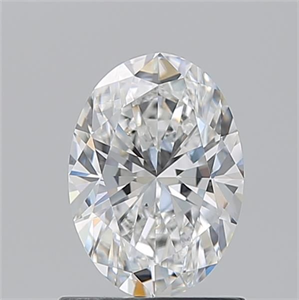 Picture of Natural Diamond 1.01 Carats, Oval with  Cut, E Color, VS2 Clarity and Certified by GIA