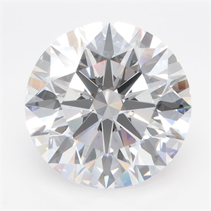 Picture of Lab Grown Diamond 4.10 Carats, Round with Ideal Cut, D Color, VVS1 Clarity and Certified by IGI