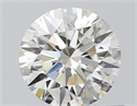 Diamante Natural 0.58 quilates, Redondo , Color I, claridad VVS2 y certificado GIA