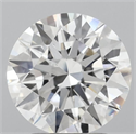 Lab Grown Diamond 2.52 Carats, Round with Ideal Cut, E Color, VVS2 Clarity and Certified by IGI