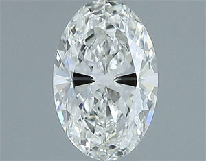 Picture of Natural Diamond 1.00 Carats, Oval with  Cut, H Color, VVS1 Clarity and Certified by IGI
