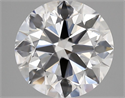 Natural Diamond 2.06 Carats, Round with Excellent Cut, D Color, VVS1 Clarity and Certified by GIA