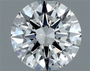 Picture of Natural Diamond 0.70 Carats, Round with Excellent Cut, E Color, SI1 Clarity and Certified by IGI