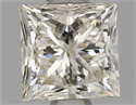 Diamante Natural 0.73 quilates, Princesa , Color J, claridad VS1 y certificado IGI
