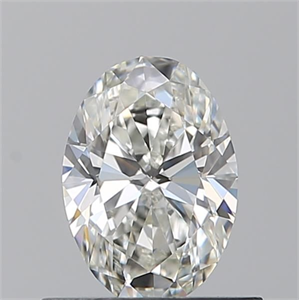 Picture of Natural Diamond 0.60 Carats, Oval with  Cut, H Color, VVS1 Clarity and Certified by GIA