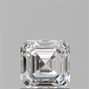Foto Diamante Natural 1.02 quilates, Asscher , Color F, claridad VVS1 y certificado GIA de