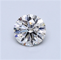 Natural Diamond 0.70 Carats, Round with Excellent Cut, I Color, SI1 Clarity and Certified by GIA